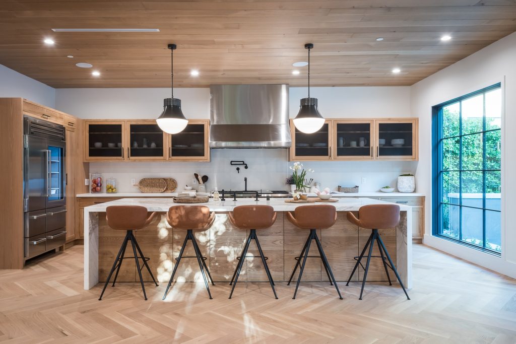 Beautiful model kitchen showing timeless kitchen design